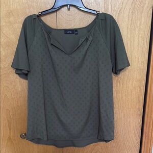 Apt. 9 Women's Olive Green Top
